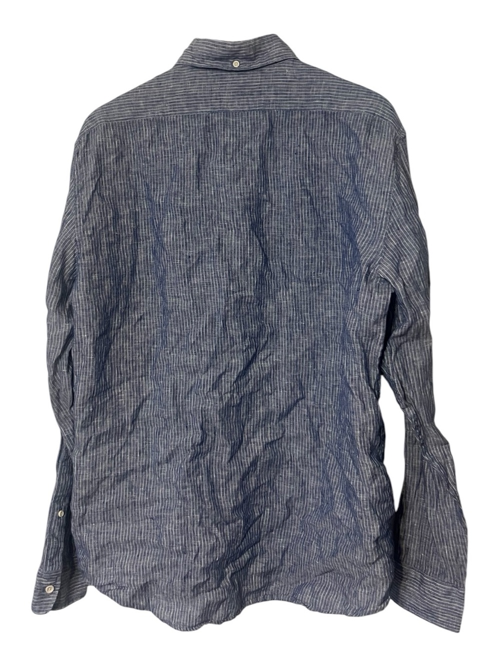Jack Shirt- Sky Stripe Linen - Picture 5 of 8